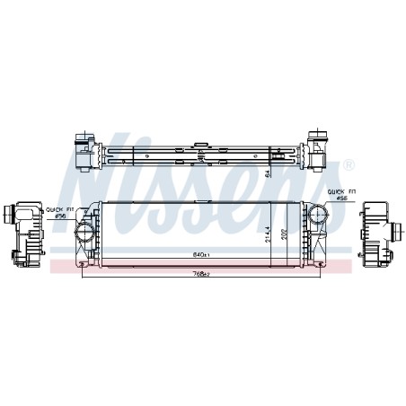 Intercooler Echangeur Radiateur Pour MERCEDES Sprinter