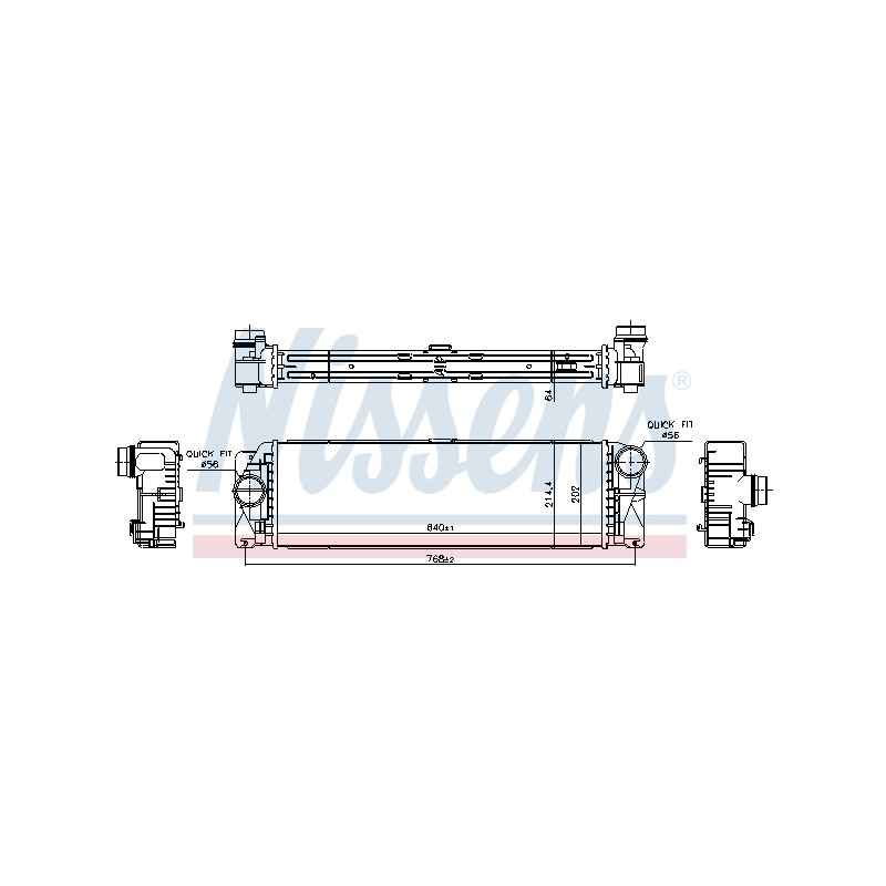 Intercooler Echangeur Radiateur Pour MERCEDES Sprinter