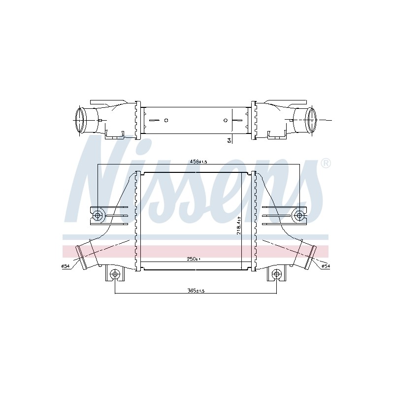 Intercooler Echangeur Radiateur Pour Peugeot 4008 Citroën Mitsubishi 1530A093