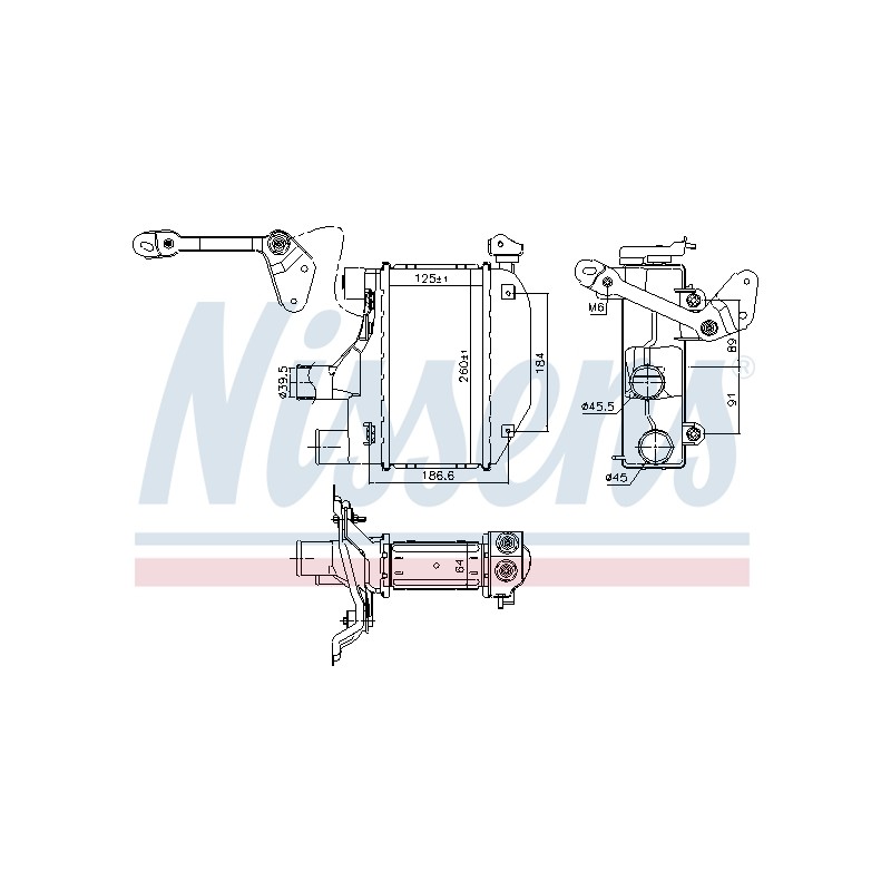Intercooler Echangeur Radiateur Pour Toyota Corolla 17940-33020