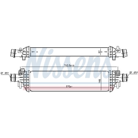 Intercooler Echangeur Radiateur Pour Opel Chevrolet Vauxhall 1302264 95081734