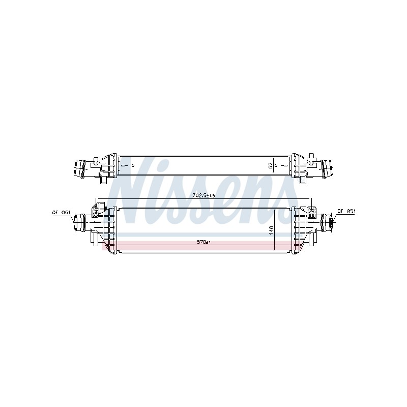 Intercooler Echangeur Radiateur Pour Opel Chevrolet Vauxhall 1302264 95081734
