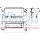 Intercooler Echangeur Radiateur Pour Hyundai ix35 Van Kia Sportage