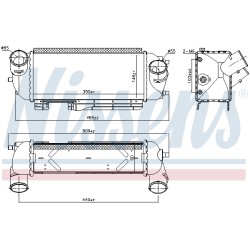 Intercooler Echangeur Radiateur Pour Hyundai ix35 Van Kia Sportage