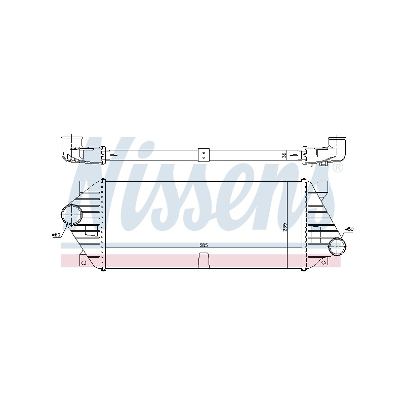Intercooler Echangeur Radiateur Pour MERCEDES Classe M