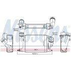 Intercooler Echangeur Radiateur Pour Renault Koleos II Nissan X-Trail Van