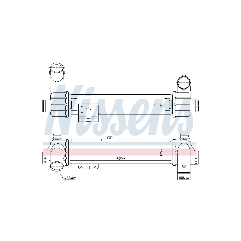 Intercooler Echangeur Radiateur Pour Kia Sorento I 281904A160