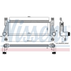 Intercooler Echangeur Radiateur Pour Ford Ranger 2115759 5245753 5266887 5271339