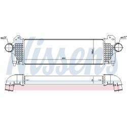 Intercooler Echangeur Radiateur Pour Iveco Daily Citys IV V VI 5801255806