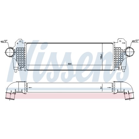 Intercooler Echangeur Radiateur Pour Iveco Daily Citys IV V VI 5801255806