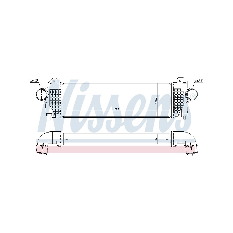 Intercooler Echangeur Radiateur Pour Iveco Daily Citys IV V VI 5801255806