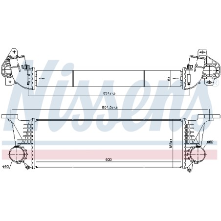 Intercooler Echangeur Radiateur Pour Iveco Daily Citys IV V VI 5801255907