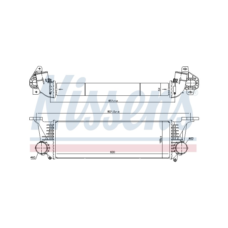 Intercooler Echangeur Radiateur Pour Iveco Daily Citys IV V VI 5801255907