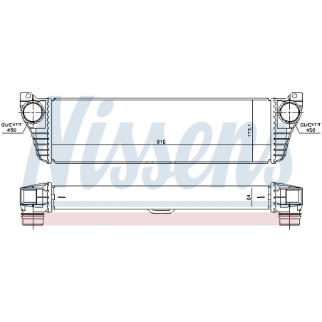 Intercooler Echangeur Radiateur Pour MERCEDES Viano Vito