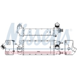 Intercooler Echangeur Radiateur Pour Fiat Panda 51930049