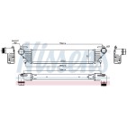 Intercooler Echangeur Radiateur Pour Fiat 500L Tipo 51887954 51964106