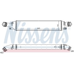 Intercooler Echangeur Radiateur Pour Audi Q3 8U0.145.803B