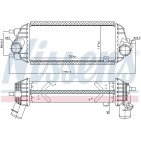 Intercooler Echangeur Radiateur Pour Hyundai ix35 Van Kia Sportage