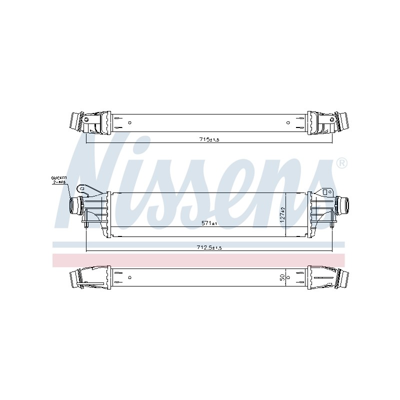 Intercooler Echangeur Radiateur Pour Opel Corsa E Vauxhall Corsa MK IV (E)