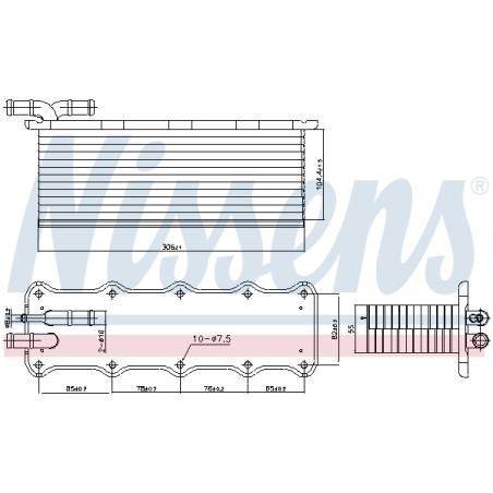 Intercooler Echangeur Radiateur Pour VW Audi A1 Seat Skoda 04E145749B 04E145749F
