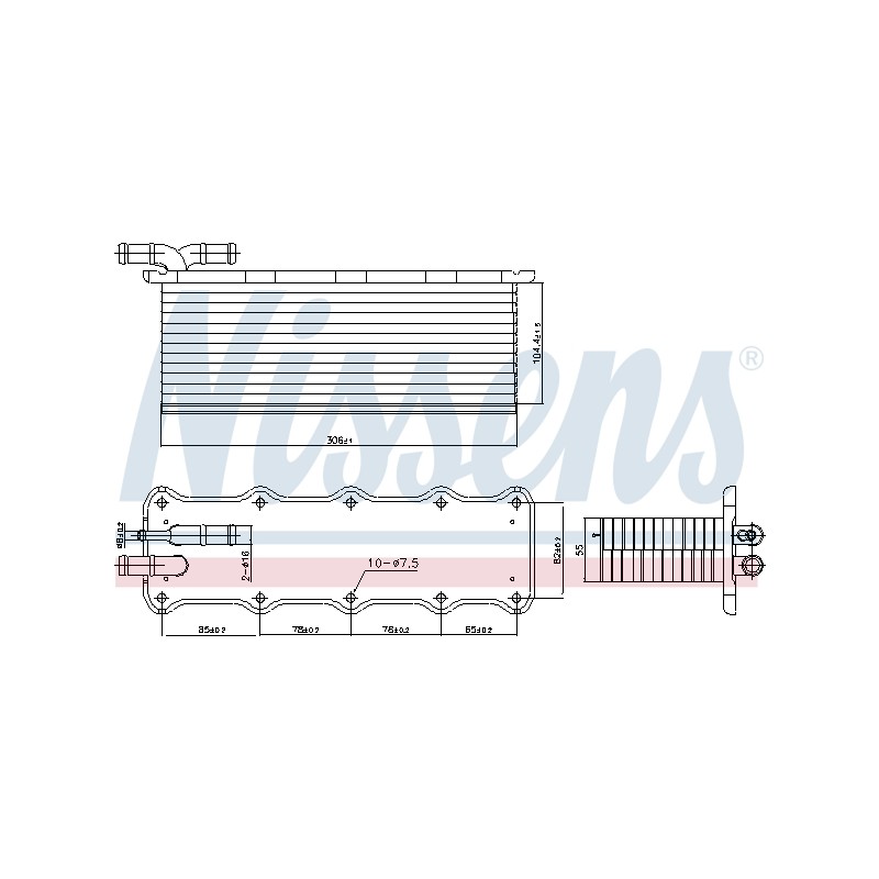Intercooler Echangeur Radiateur Pour VW Audi A1 Seat Skoda 04E145749B 04E145749F