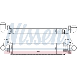 Intercooler Echangeur Radiateur Pour Infiniti Q30 MERCEDES CLA Classe A B GLA