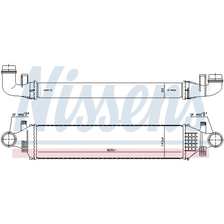 Intercooler Echangeur Radiateur Pour Infiniti Q30 MERCEDES CLA Classe A B GLA