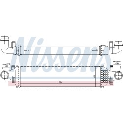 Intercooler Echangeur Radiateur Pour Infiniti Q30 QX30 MERCEDES CLA Classe A B