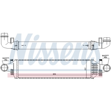 Intercooler Echangeur Radiateur Pour Infiniti Q30 QX30 MERCEDES CLA Classe A B