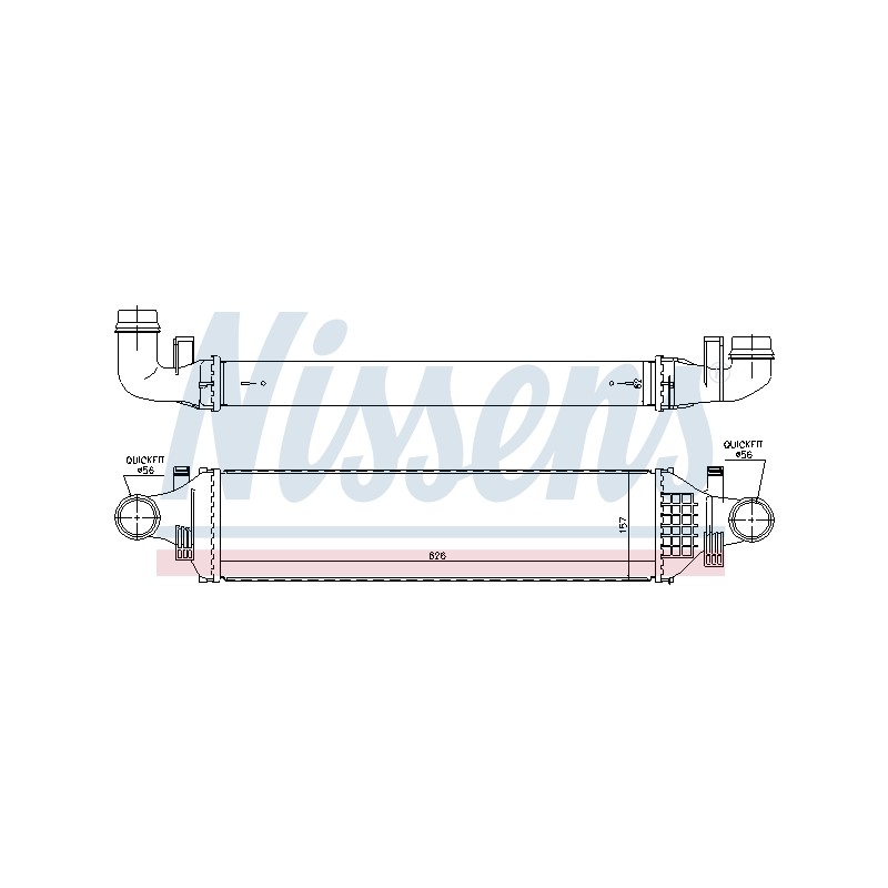 Intercooler Echangeur Radiateur Pour Infiniti Q30 QX30 MERCEDES CLA Classe A B
