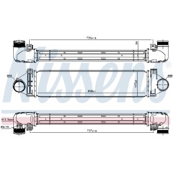 Intercooler Echangeur Radiateur Pour Ford Galaxy Mondeo IV S-Max 6G919L440HA