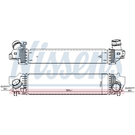 Intercooler Echangeur Radiateur Pour BMW Série 1 F40 2 F44 F45 F46 X1 Van X2