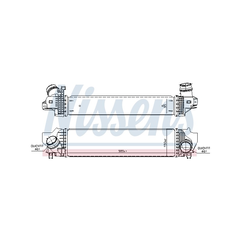 Intercooler Echangeur Radiateur Pour BMW Série 1 F40 2 F44 F45 F46 X1 Van X2