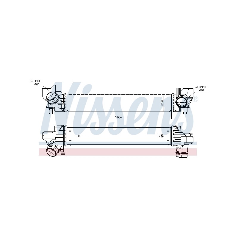 Intercooler Echangeur Radiateur Pour BMW Série 1 F40 2 F44 F45 F46 X1 Van X2