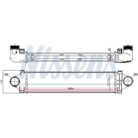 Intercooler Echangeur Radiateur Pour Land Rover Freelander 2 Van