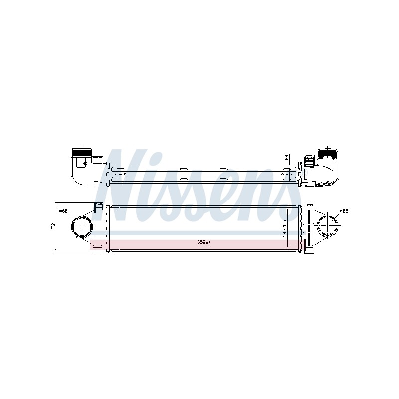 Intercooler Echangeur Radiateur Pour Land Rover Freelander 2 Van
