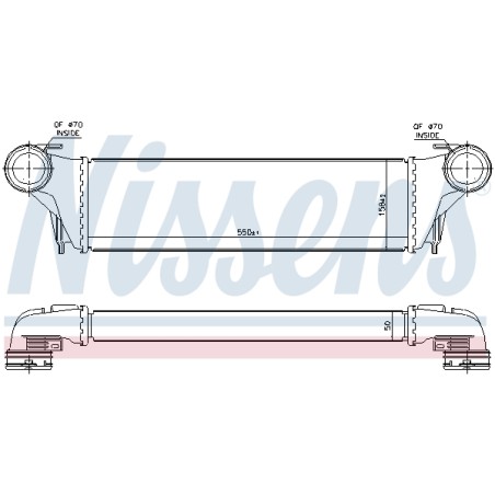 Intercooler Echangeur Radiateur Pour BMW X5 1751.7.791.231