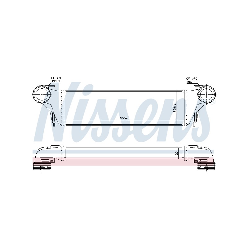 Intercooler Echangeur Radiateur Pour BMW X5 1751.7.791.231