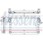 Intercooler Echangeur Radiateur Pour Toyota Auris Avensis Corolla 17940-0R040