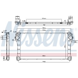 Intercooler Echangeur Radiateur Pour Toyota Auris Avensis Corolla 17940-0R040