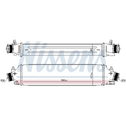 Intercooler Echangeur Radiateur Pour Alfa Romeo Giulietta -