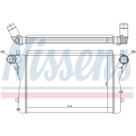 Intercooler Echangeur Radiateur Pour Audi A3 TT 1K0.145.803P