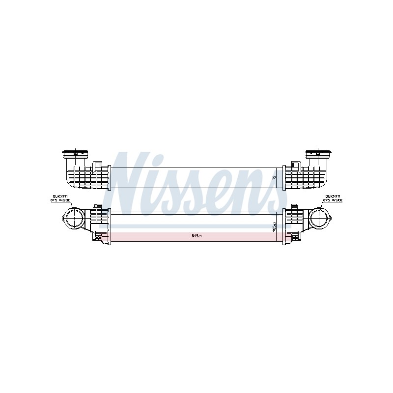 Intercooler Echangeur Radiateur Pour MERCEDES Classe E T-Model CLS