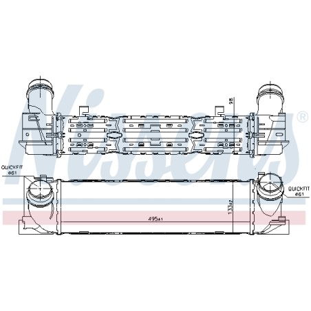 Intercooler Echangeur Radiateur Pour BMW Série 1 F20 F21 2 F22, F87 17517600531