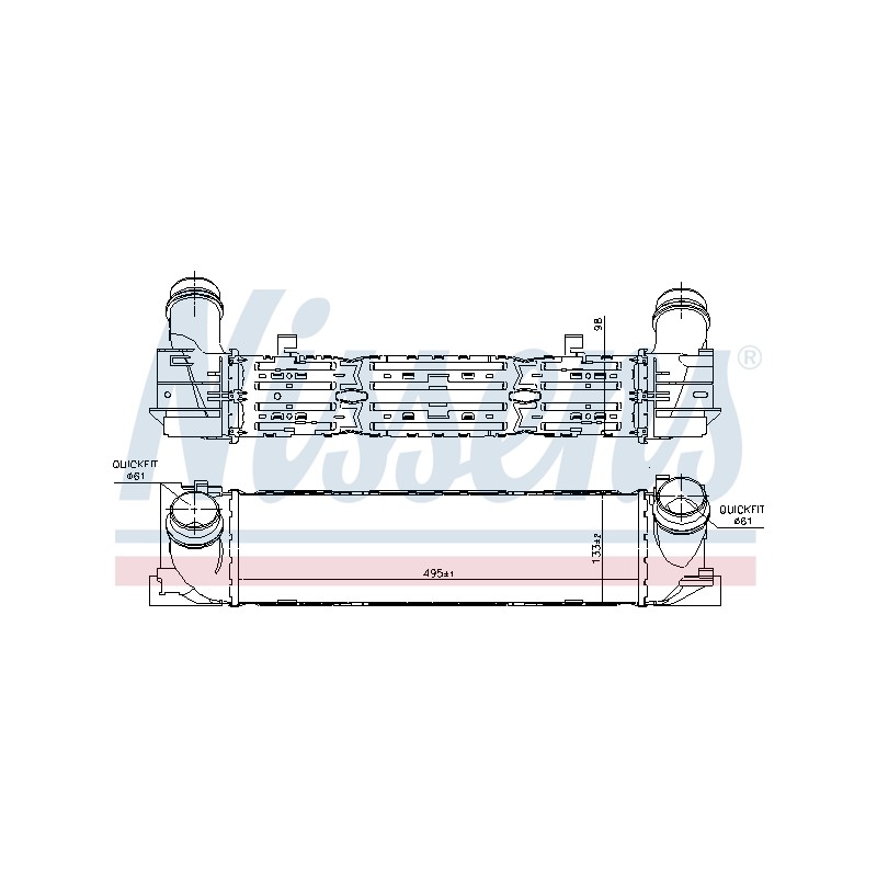 Intercooler Echangeur Radiateur Pour BMW Série 1 F20 F21 2 F22, F87 17517600531