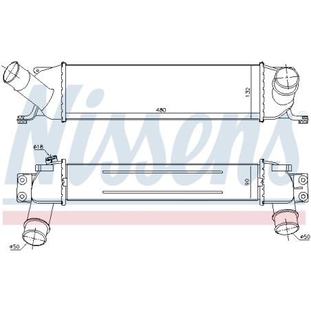 Intercooler Echangeur Radiateur Pour Hyundai H-1 Cargo Travel 281904A481
