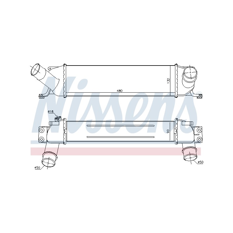 Intercooler Echangeur Radiateur Pour Hyundai H-1 Cargo Travel 281904A481