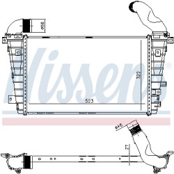 Intercooler Echangeur Radiateur Pour Opel Zafira B Family Vauxhall Zafira (B)