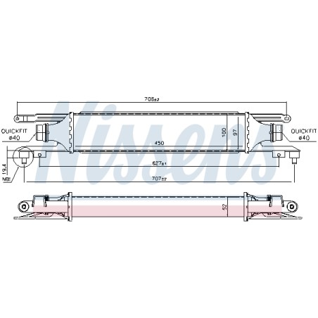 Intercooler Echangeur Radiateur Pour Opel Corsa D Vauxhall CorsaI (D)