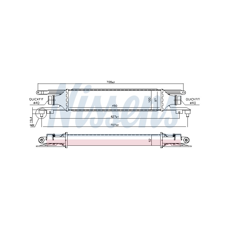 Intercooler Echangeur Radiateur Pour Opel Corsa D Vauxhall CorsaI (D)